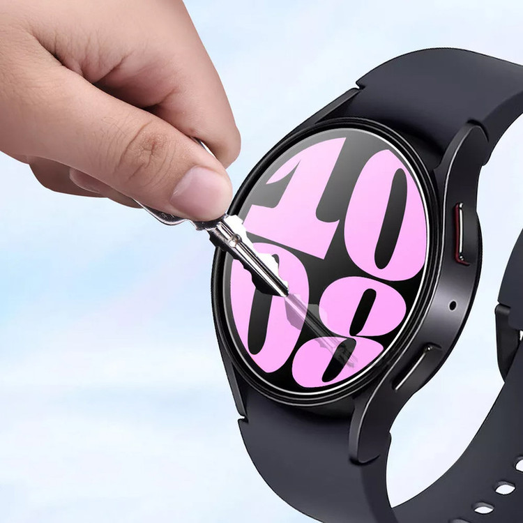 محافظ صفحه نمایش شیشهای پلاس مدل Glass-PL مناسب برای ساعت هوشمند سامسونگ Galaxy Watch 7 44mm