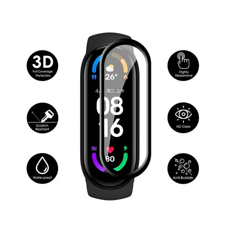 محافظ صفحه نمایش نانو گلستیک مدل Pmma-GL مناسب برای ساعت هوشمند شیائومی Mi band 9