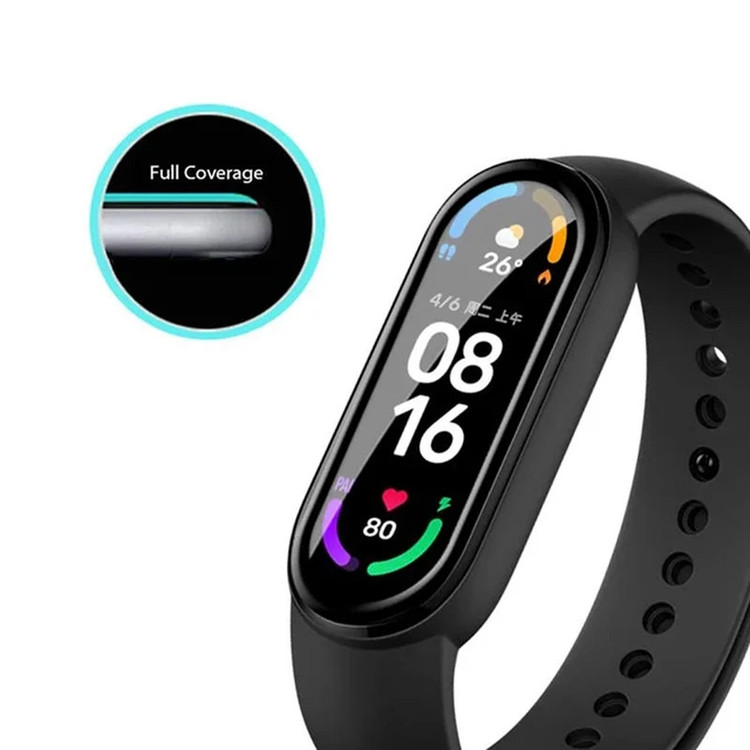 محافظ صفحه نمایش نانو هارد اند تیک مدل Pmma-HT مناسب برای ساعت هوشمند شیائومی Mi band 9 بسته دو عددی