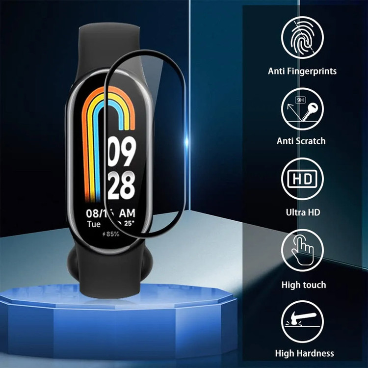 محافظ صفحه نمایش نانو هارد اند تیک مدل Pmma-HT مناسب برای ساعت هوشمند شیائومی Mi band 9 بسته دو عددی