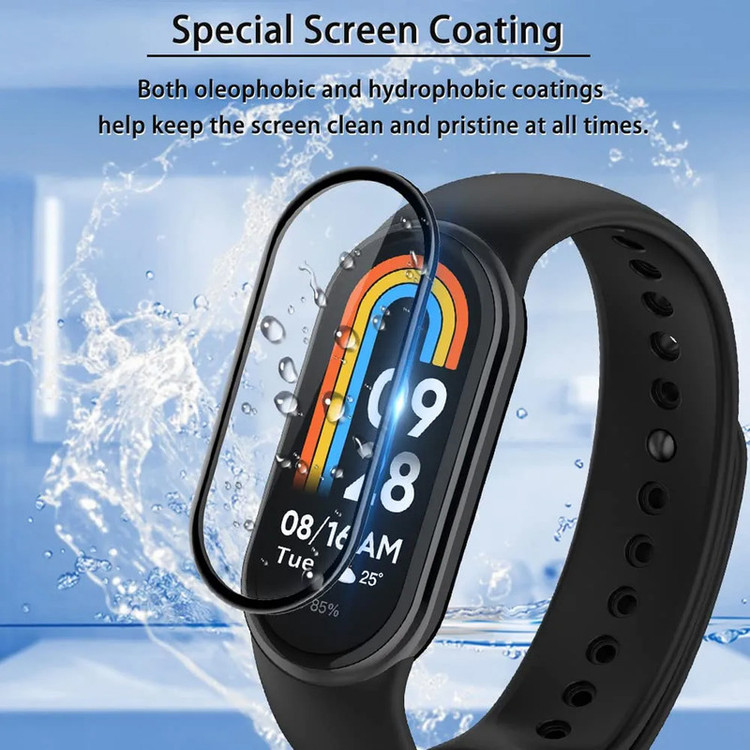 محافظ صفحه نمایش نانو هارد اند تیک مدل Pmma-HT مناسب برای ساعت هوشمند شیائومی Mi band 9 بسته دو عددی