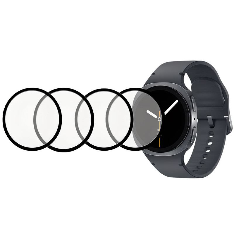 محافظ صفحه نمایش انتک مدل PMMA مناسب برای ساعت هوشمند سامسونگ Galaxy Watch 8 44mm بسته چهار عددی