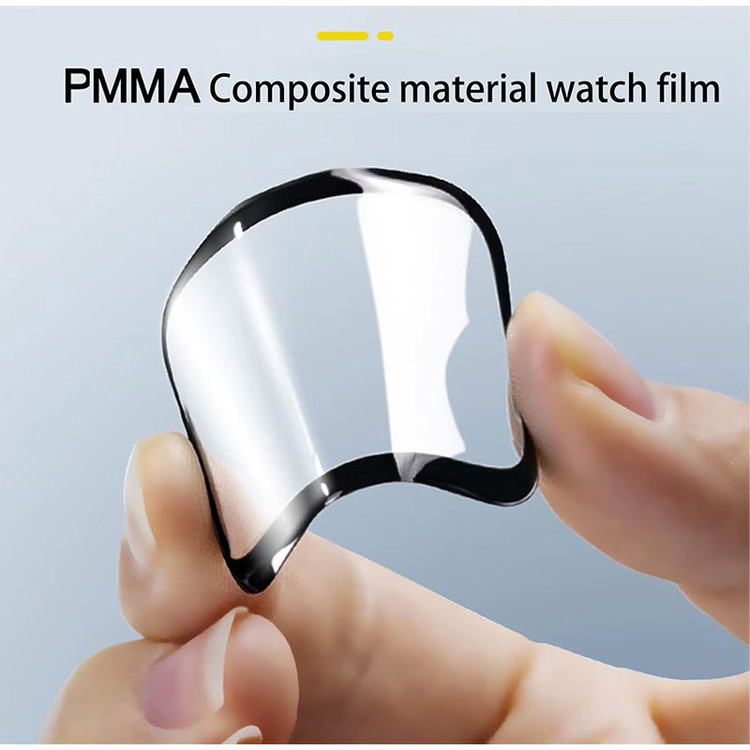 محافظ صفحه نمایش اسپایدر مدل PMMA مناسب برای ساعت هوشمند شیائومی Mi Band 9 بسته دو عددی