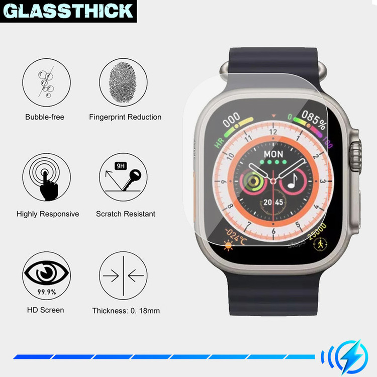 محافظ صفحه نمایش شیشهای گلستیک مدل SH-GL مناسب برای ساعت هوشمند هاینو تکو T92 Ultra Max