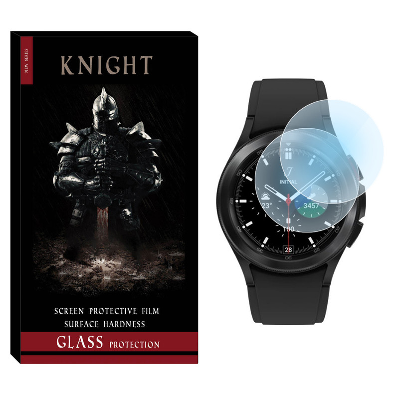 محافظ صفحه نمایش شیشه‌ای نایت مدل SH-KT مناسب برای ساعت هوشمند سامسونگ Galaxy Watch 4 Classic 46mm بسته دو عددی