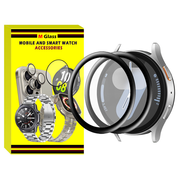 محافظ صفحه نمایش نانو امگلس مدل Pmma-MG مناسب برای ساعت هوشمند سامسونگ Galaxy Watch 7 40mm بسته دو عددی