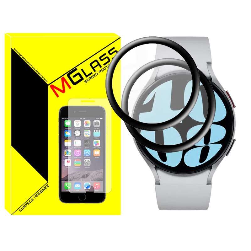 محافظ صفحه نمایش نانو ام‌گلس مدل NMG مناسب برای ساعت هوشمند سامسونگ Galaxy Watch 6 44mm بسته دو عددی