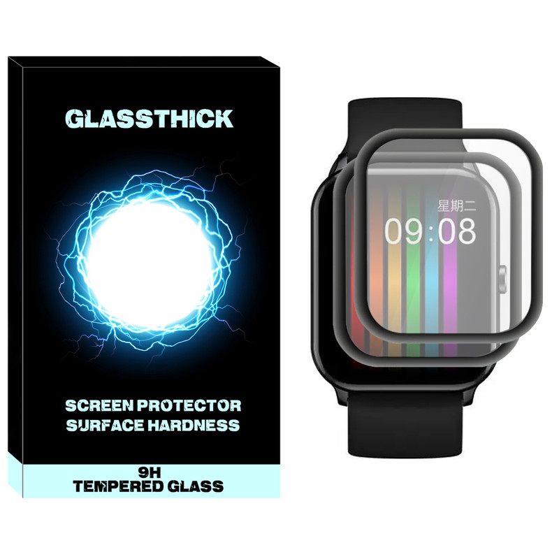 محافظ صفحه نمایش نانو گلستیک مدل NGL مناسب برای ساعت هوشمند کیو سی وای GTC بسته دو عددی