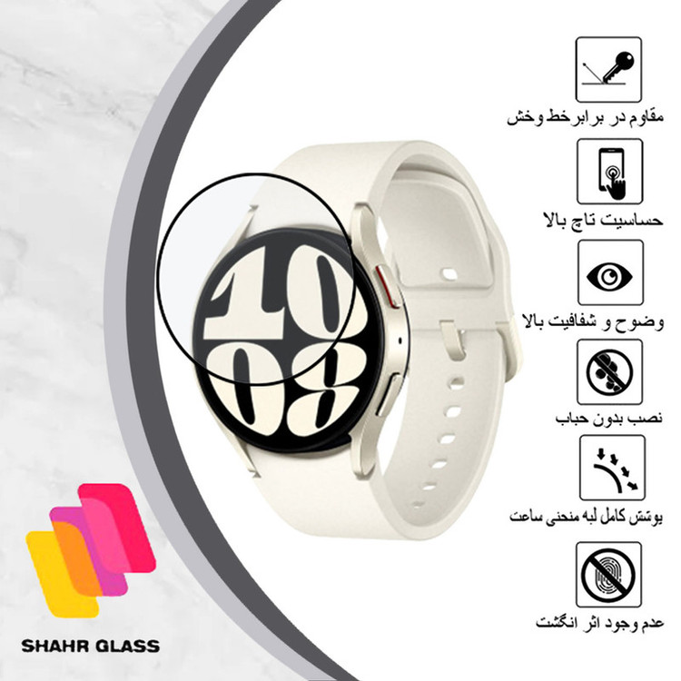 محافظ صفحه نمایش نانو شهر گلس مدل PMMAWSH مناسب برای ساعت هوشمند سامسونگ Galaxy Watch 6 44 mm