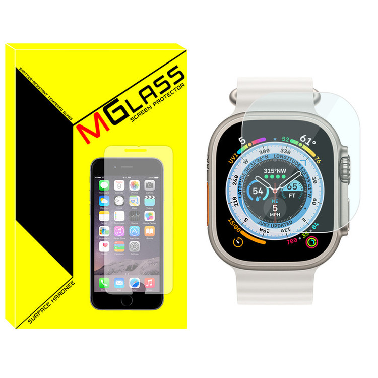 محافظ صفحه نمایش شیشهای امگلس مدل Glass-MG مناسب برای ساعت هوشمند بلک تایم MX9 Ultra 2