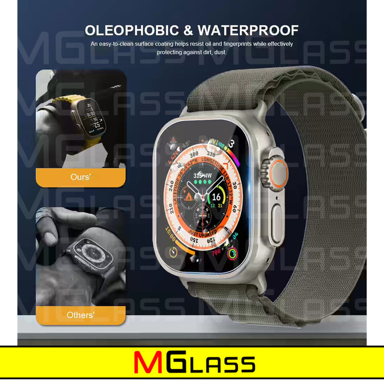 محافظ صفحه نمایش شیشهای امگلس مدل Glass-MG مناسب برای ساعت هوشمند بلک تایم MX9 Ultra 2