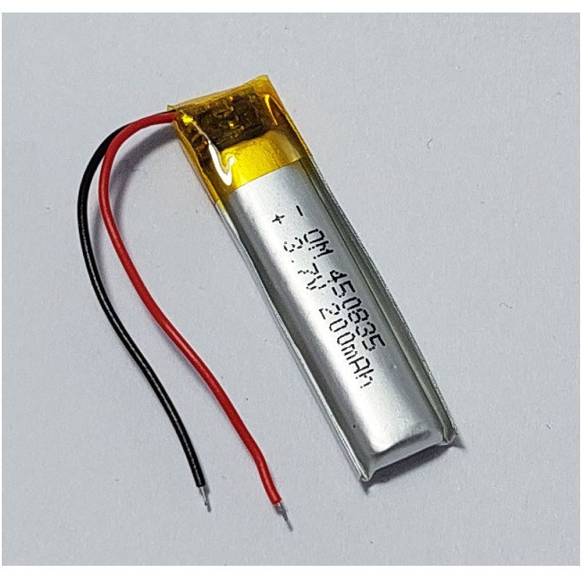 باتری لیتیومی قابل شارژ مدل OM-450835 ظرفیت 200 میلیآمپرساعت بسته 2 عددی