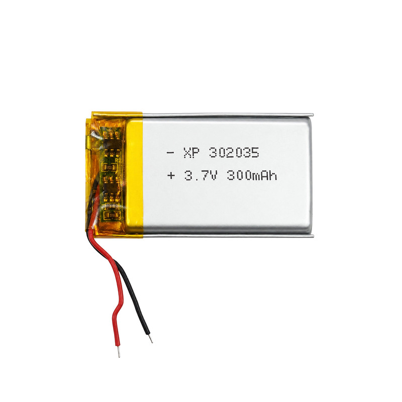 باتری لیتیومی قابل شارژ مدل XP-302035 ظرفیت 300 میلی‌ آمپر ساعت