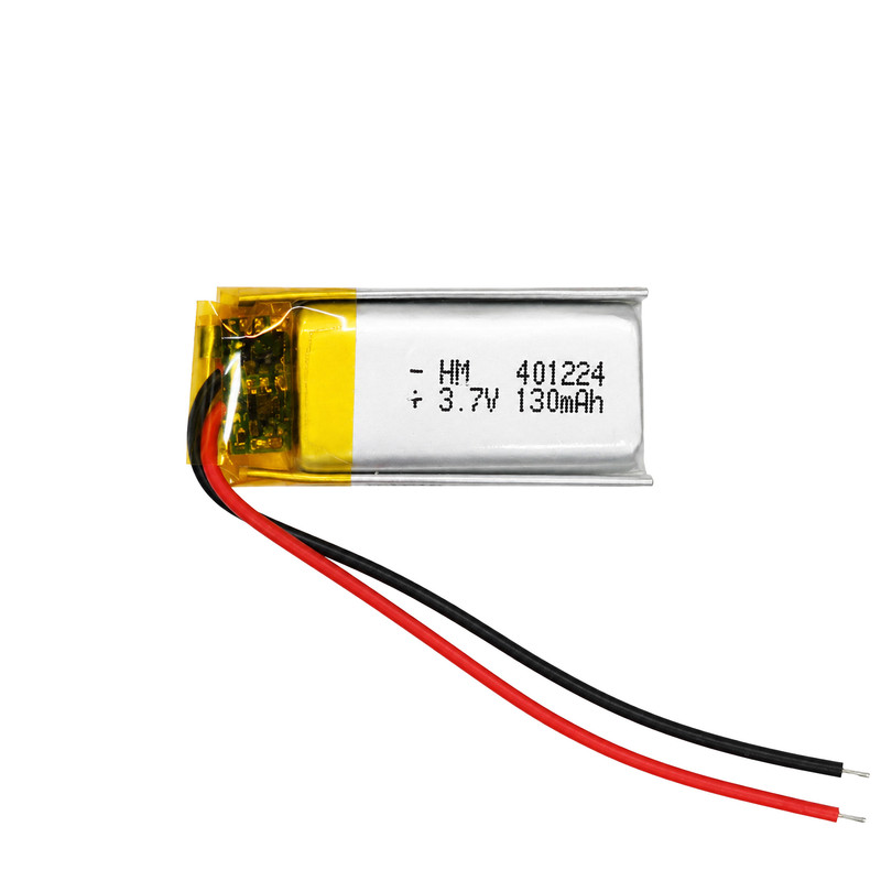 باتری لیتیومی قابل شارژ مدل HM-401224 ظرفیت 130 میلی‌ آمپر ساعت