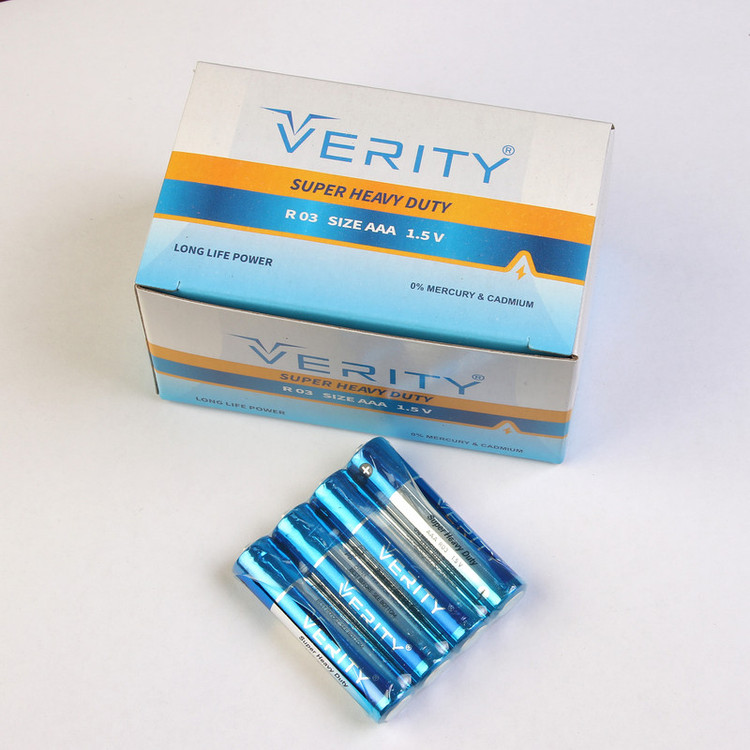 باتری نیم قلمی وریتی مدل Super Heavy Duty بسته هشت عددی