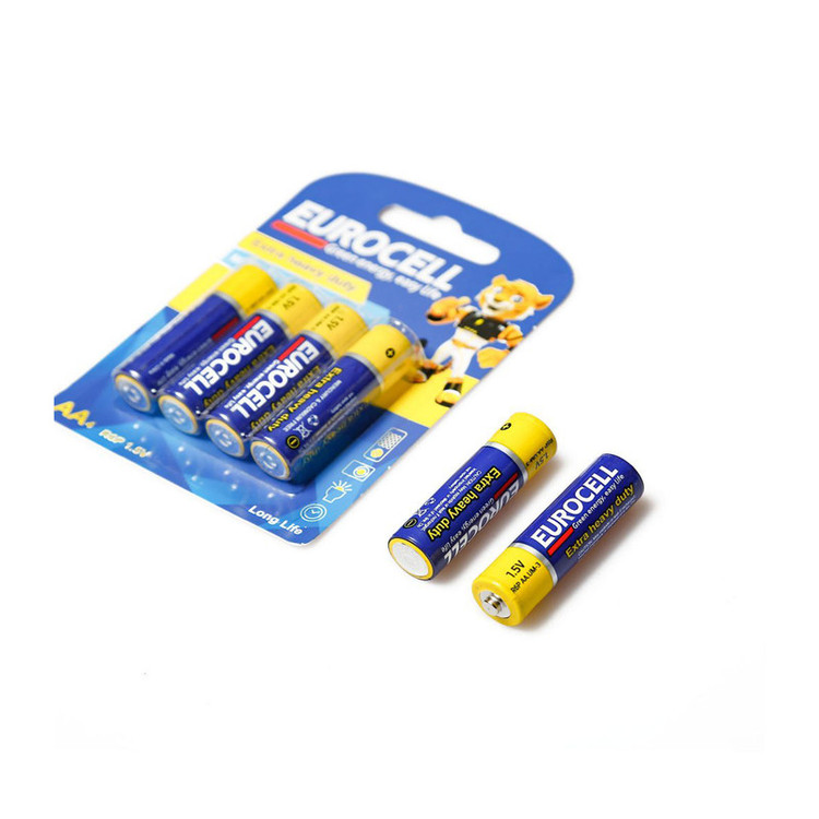 باتری قلمی یوروسل مدل Extra Heavy Duty بسته 4 عددی