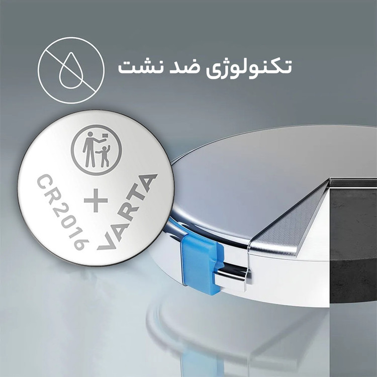 باتری سکه ای وارتا مدل CR 2016 بسته پنج عددی