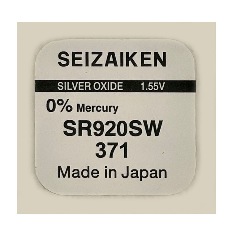 باتری ساعت سيزاكن مدل SR920SW-371 طرح SILVER OXIDE بسته یک عددی