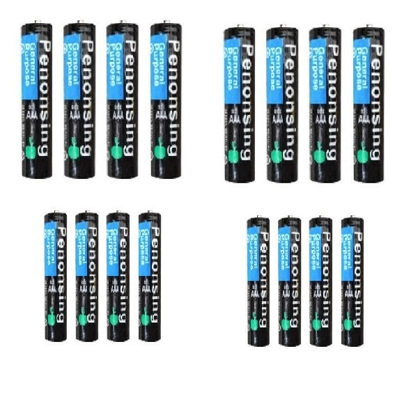باتری قلمی و نیم قلمی پنانسینگ مدل 1.5V بسته 16 عددی