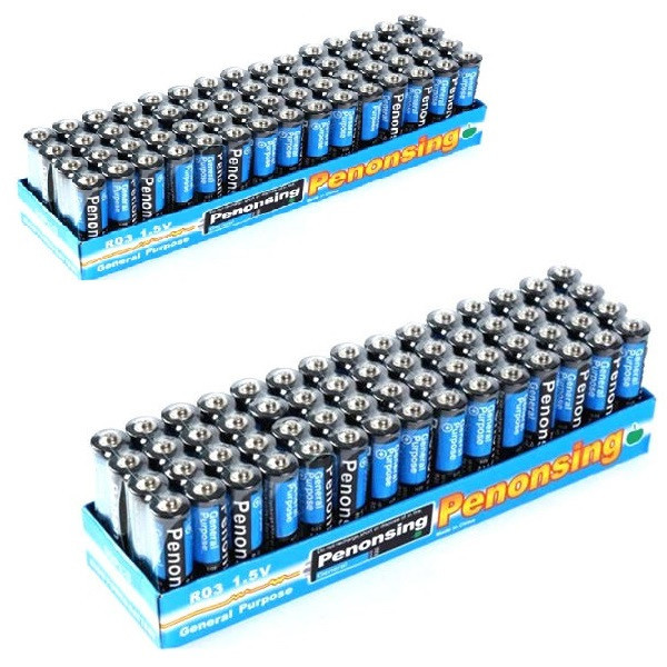باتری قلمی و نیم قلمی پنانسینگ مدل 1.5V بسته 16 عددی