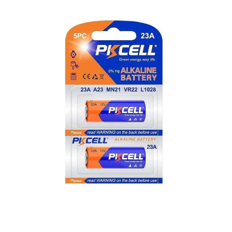 باتری 23A پیکی سل مدل Alkaline 12V 23A MN21 VR22 L1028 مجموعه 2 عددی