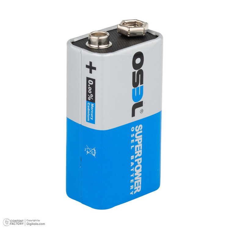 باتری کتابی اوسل مدل Super Power 6F22 بسته ۱ عددی
