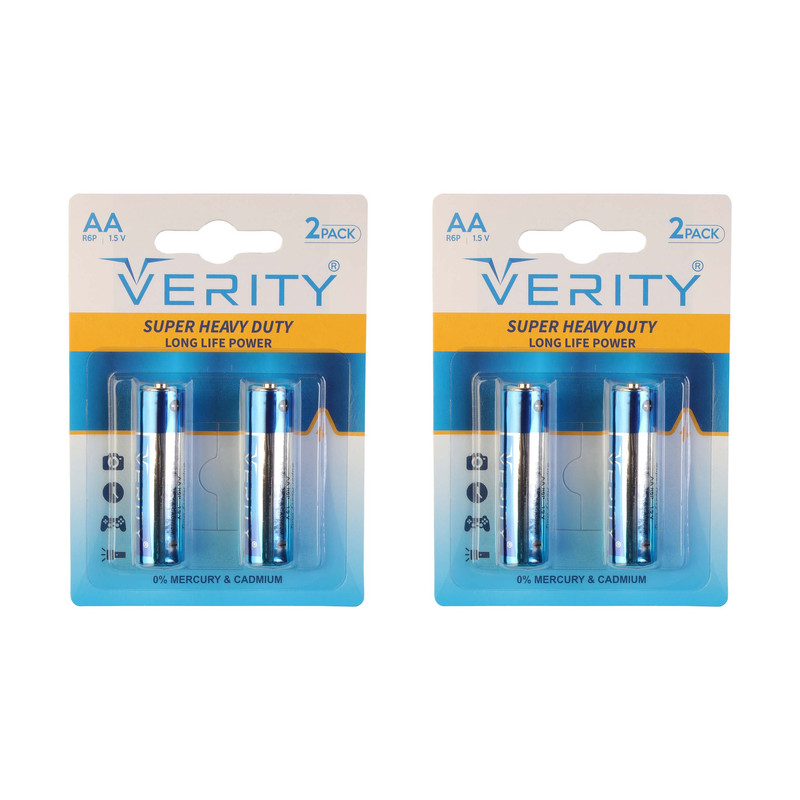 باتری قلمی وریتی مدل Super Heavy Duty بسته چهار عددی