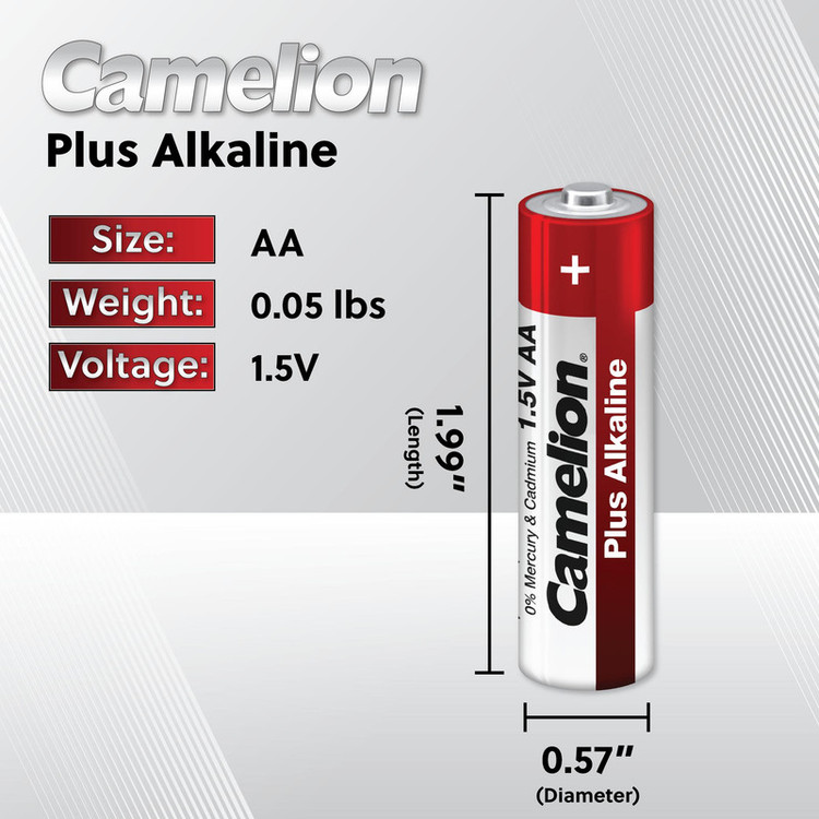 باتری قلمی کملیون مدل Plus Alkaline بسته 2 عددی