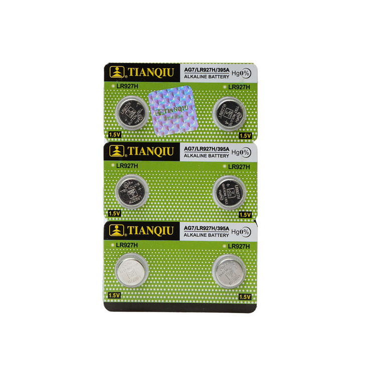 باتری ساعت تیانکیو مدل AG7 – LR 927 H Original بسته شش عددی