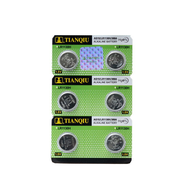 باتری ساعت تیانکیو مدل AG10 – LR 1130 H - Original بسته شش عددی