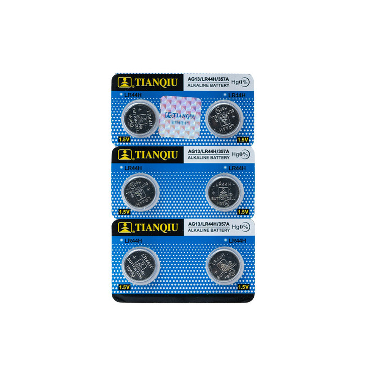 باتری سکه ای تیانکیو مدل AG13-LR44H بسته شش عددی