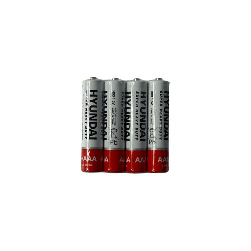 باتری نیم قلمی هیوندای مدل Super Heavy Duty بسته 4 عددی