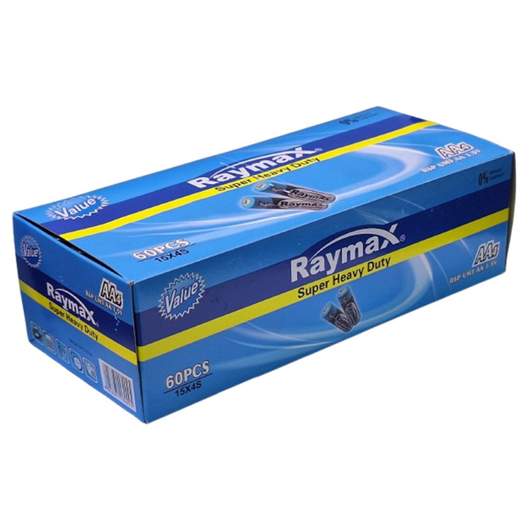 باتری قلمی رایمکس مدل SUPER HEAVY DUTY-4PCS بسته ۴ عددی