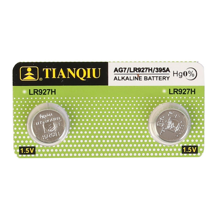 باتری ساعت تیانکیو مدل AG7 LR927 395 بسته 2 عددی