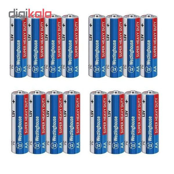باتری قلمی وستینگ هاوس مدل Super Heavy Dutyبسته 16 عددی