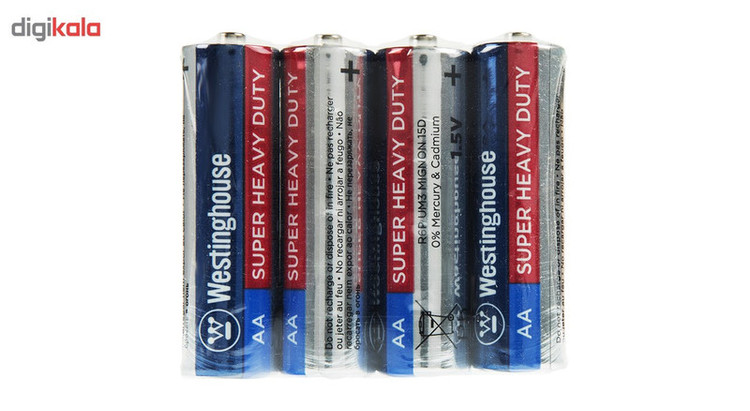 باتری قلمی وستینگهاوس مدل Super Heavy Duty بسته 4 عددی