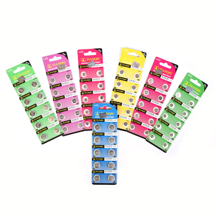 باتری ساعتی تیانکیو مدل AG13 LR44 A76 بسته 2 عددی
