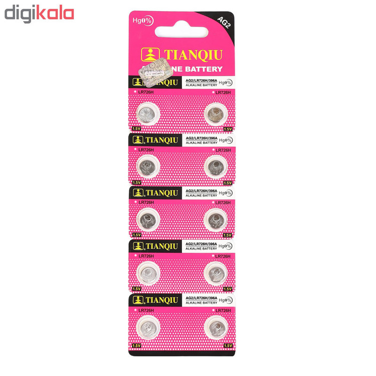 باتری ساعت تیانکیو مدل AG2 بسته 10 عددی