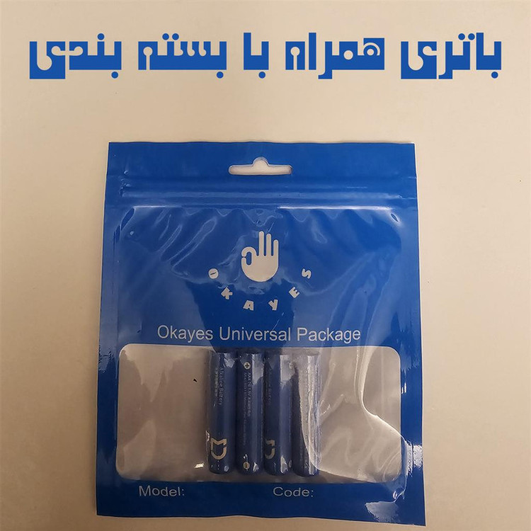 باتری نیم قلمی اکی یس مدل SUPER PLUS MIJIAAA بسته چهار عددی