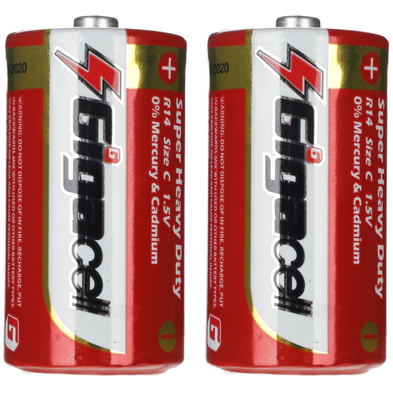 باتری C گیگاسل مدل Ultra Heavy Duty بسته 2 عددی