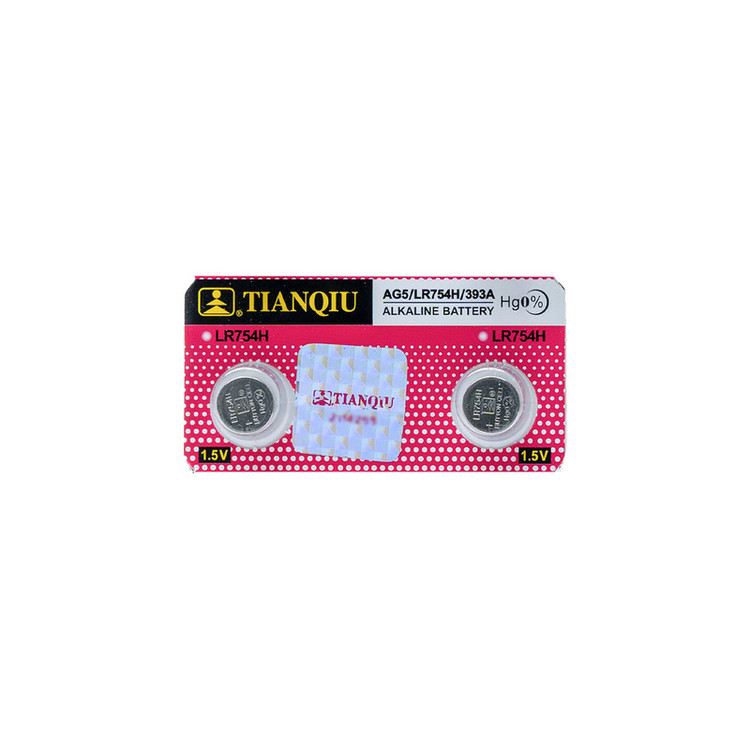 باتری سکه ای تیانکیو مدل AG5 – LR754H - Original بسته 2 عددی