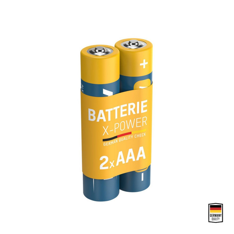 باتری نیم قلمی آنسمن مدل Alkaline X-POWER بسته 2 عددی