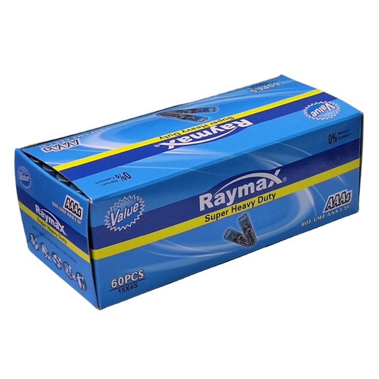باتری نیم قلمی رایمکس مدل SUPER HEAVY DUTY-4PCS بسته ۴ عددی