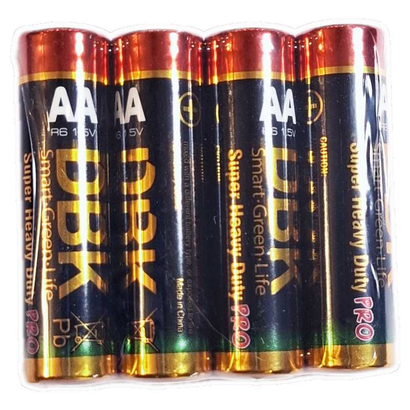 باتری قلمی دی بی کی مدل Super Heavy Duty بسته 4 عددی