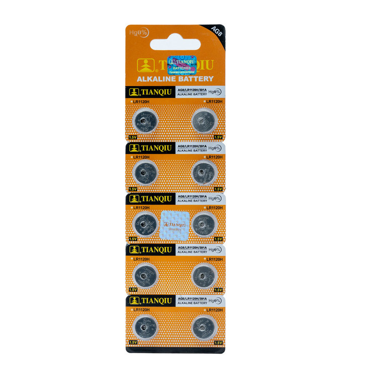 باتری سکه ای تیانکیو مدل AG8 – LR1120H - Original بسته 10 عددی
