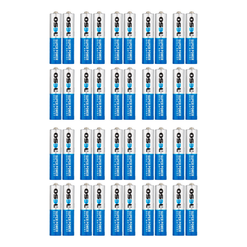 باتری نیم قلمی اوسل مدل Super Power R03P بسته 40 عددی
