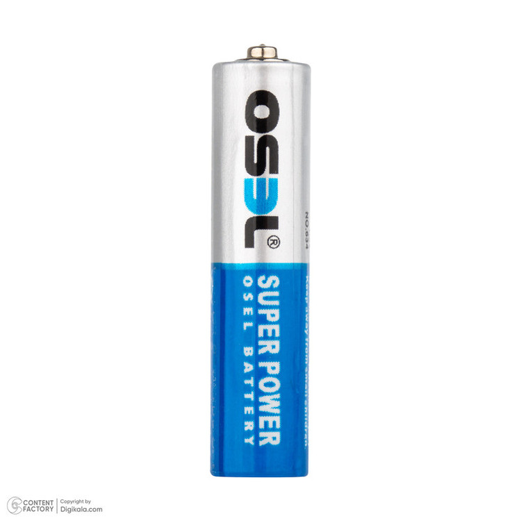 باتری نیم قلمی اوسل مدل Super Power R03P بسته 40 عددی