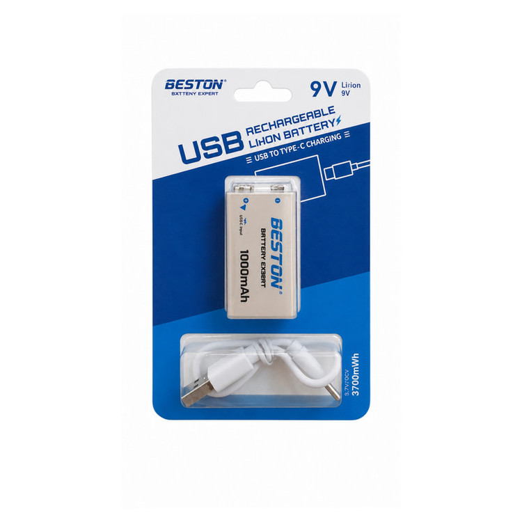 باتری کتابی قابل شارژ بستون مدل USB-C-LI-ION کد 3700mwh