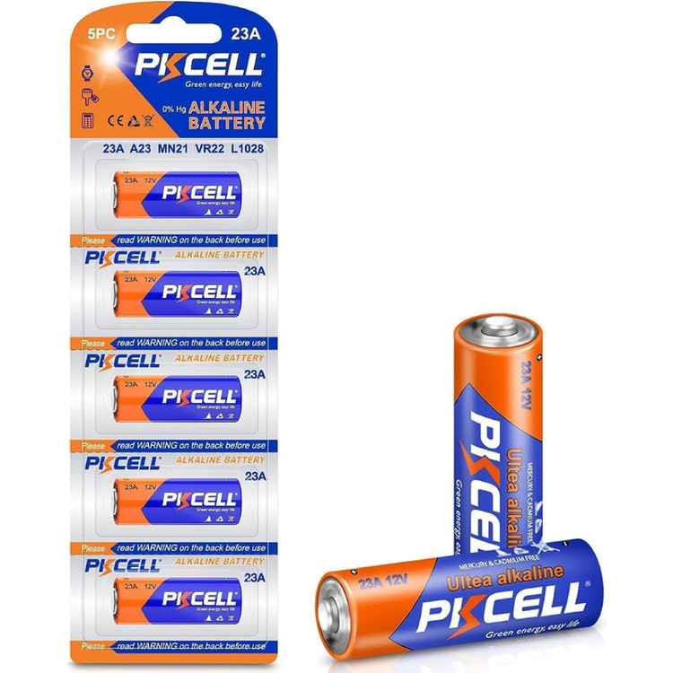 باتری 23A پیکی سل مدل Alkaline 12V 23A MN21 VR22 L1028 مجموعه 20 عددی