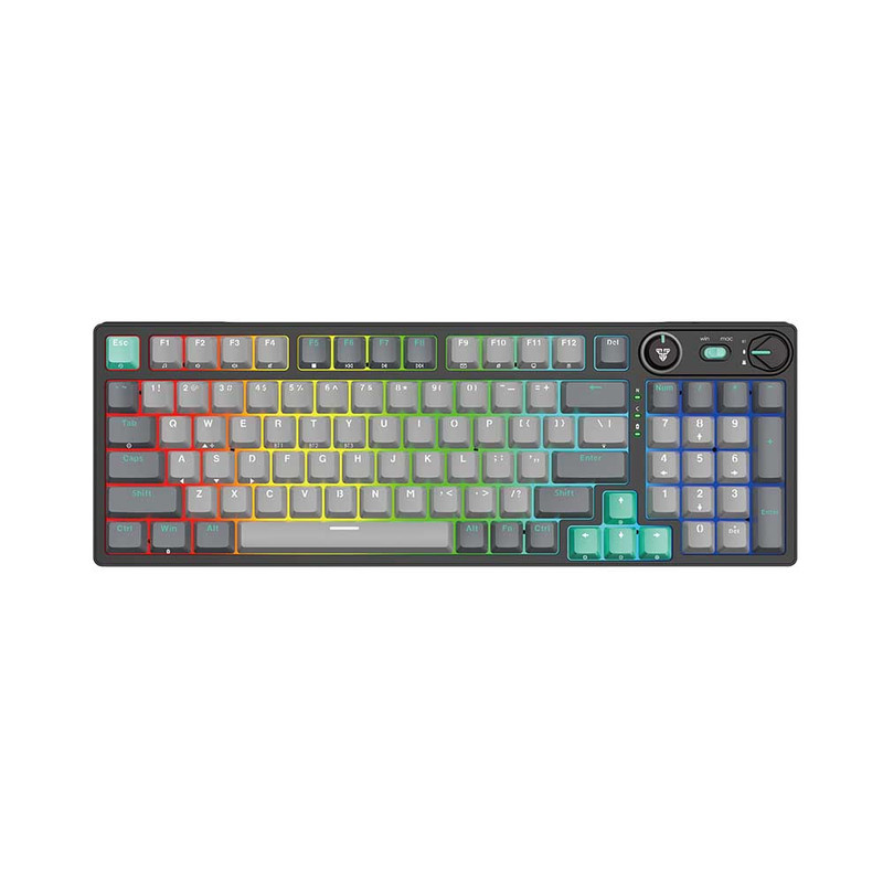 کیبورد مخصوص بازی فنتک مدل ATOM PRO96 MK914BLUESWITCH